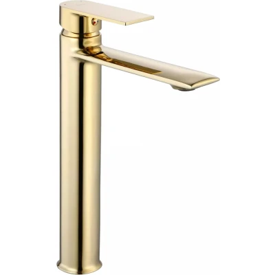 Afbeelding van REA Storm Veneta Wastafelmengkraan Hoog Goud Luxe Ontwerp met Waterbesparende Perlator