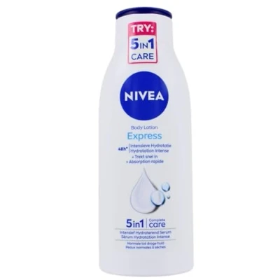Afbeelding van 3 x NIVEA Body Lotion &quot;Express&quot; voor de normale huid 400 ml