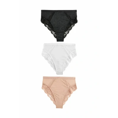 Afbeelding van Next Slip beige / zwart wit