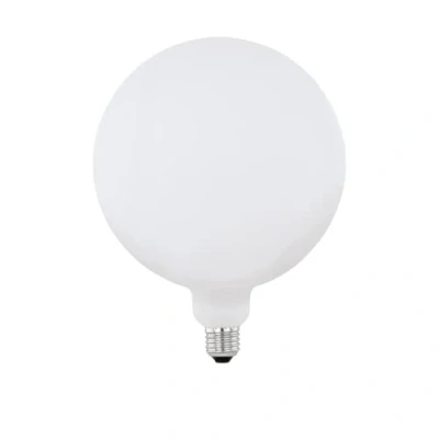 Afbeelding van EGLO LED lamp E27 dimbaar, Edison globe gloeilamp Big Size, 4,5 Watt (40w equivalent), 470 Lumen, lichtbron extra groot, warm wit, opaal glas, 2700 Kelvin, G200, Ø 20 cm