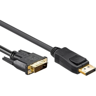 Afbeelding van DisplayPort naar DVI kabel Verguld 0.5 meter Allteq