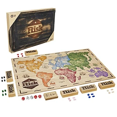 Afbeelding van Risico, groot strategiespel in houten editie, Duitse taalvariant.