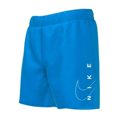 Afbeelding van Nike zwemshort Split Logo 4&#039; Volley blauw