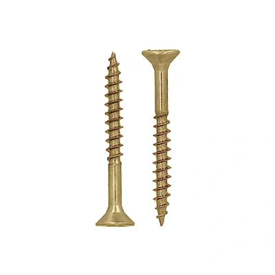 Afbeelding van HELPMATE Universele schroeven verzonken kop 4,0 x 35 cm, geel gepassiveerd, 500 stuks houtschroeven met PZ 2 aandrijving en gedeeltelijke schroefdraad spaanplaatschroeven voor binnen beschutte