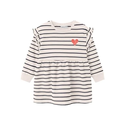 Afbeelding van Name it kleed voor meisjes rood maat 4j