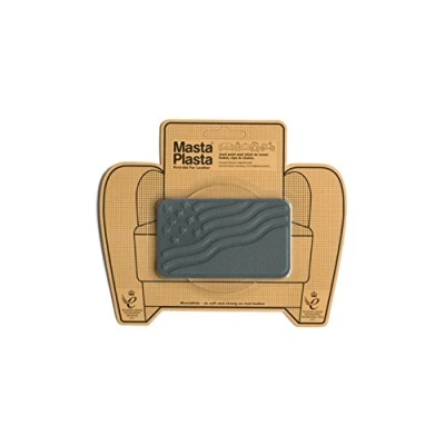 Afbeelding van MastaPlasta Zelfklevende premium lederen reparatiepatch grijze vlag 10 cm x 6 (4 inch 2,4 in) EHBO voor banken, autostoelen, handtassen en jassen