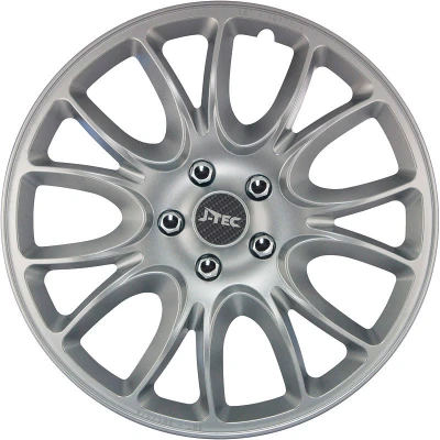 Afbeelding van J Tec 4 Delige Wieldoppenset Hero 14 inch zilver