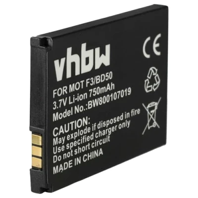 Afbeelding van vhbw Reserveaccu voor AVM 100402, 312BAT006, 312BAT016, BAK130506, EAC62339101 draadloze vaste telefoon (750 mAh, 3,7 V, Li Ion)