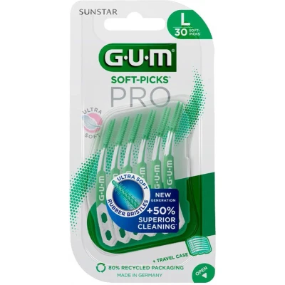 Afbeelding van 3x GUM Soft Picks PRO Large 30 stuks