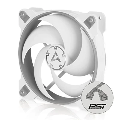 Afbeelding van ARCTIC BioniX P120 PC Fan, 120mm Ventilator, Gaming Case PWM PST sharing functie, Geoptimaliseerd voor statische druk, Koeler, rpm synchroon, 2002100 Grijs/Wit