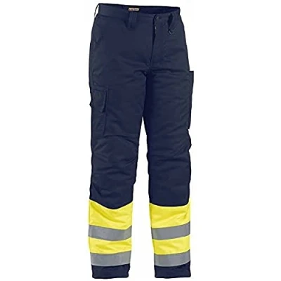 Afbeelding van Blaklader Winterwerkbroek High Vis 1862 1811 Geel/Marineblauw D120