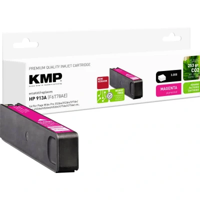 Afbeelding van KMP Inktcartridge vervangt HP 913A Compatibel Magenta H164M 1751,4006
