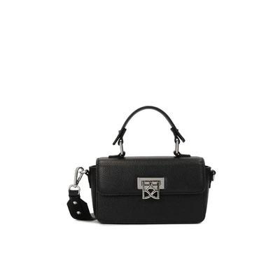 Afbeelding van Black handbag with rigid regular form