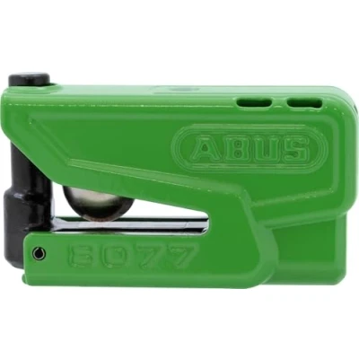 Afbeelding van ABUS Graniet Detecto XPlus 8077 2.0 Remschijfslot, motorslot met alarm en intelligent vooralarm, van gehard staal, voor de bescherming hoogwaardige motorfietsen, groen
