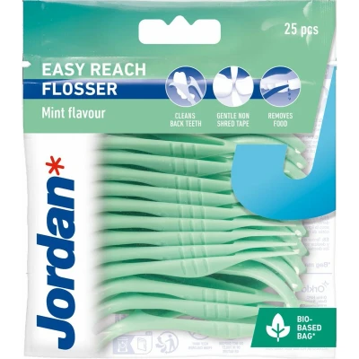 Afbeelding van 8x Jordan Flosser Easy Reach 25 stuks