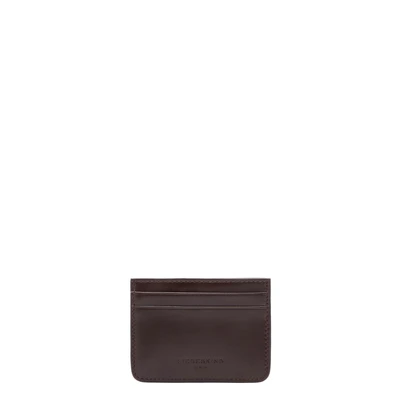 Afbeelding van LIEBESKIND BERLIN Leren kaarthoes Liam Card Holder Roasted donkerbruin