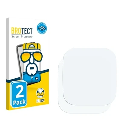 Afbeelding van BROTECT Fullscreen Schutzfolie Displayschutz Folie Klar Transparent, Smartwatch beschermfolie, Transparant