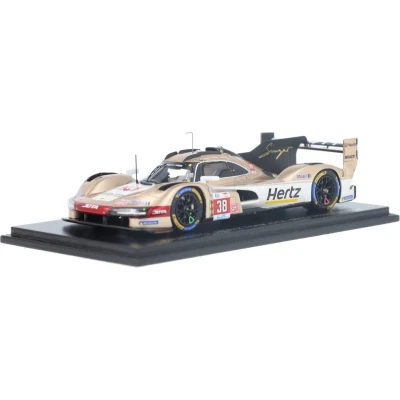 Afbeelding van Porsche 963 Spark Modelauto 1:43 2024 Oliver Rasmussen / Jenson Button Phil Hanson Hertz Team