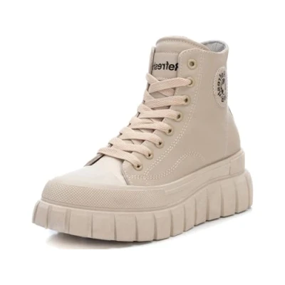 Afbeelding van REFRESH Dameslaarzen met trekkoord, kleur: wit, maat 39, Taupe 170114, 41 EU