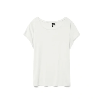 Afbeelding van Vero Moda Vmava Plain SS GA JRS NOOS Tshirt basic, Dames, Maat: Small, Snow white