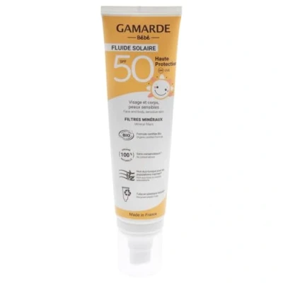 Afbeelding van Gamarde Bébé Sun Care Fluid SPF50 Hoge Bescherming Organisch 100 ml
