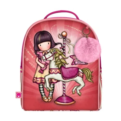 Afbeelding van Schoolrugzak Gorjuss Carousel Mini Zalm (20 x 22 10 cm)