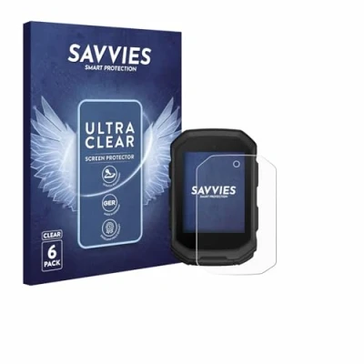 Afbeelding van Savvies Screenprotector voor Garmin Edge MTB Folie Beschermfolie transparant (6 Stuks)