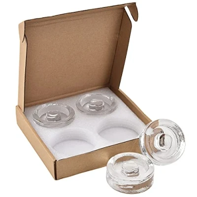 Afbeelding van 4 STKS Fermentatie Steen Glas Gewichten met Easy Grip Handgrepen voor Zuurkool Kimchi Augurken Behoud Inblikken Brede Mond Vaten