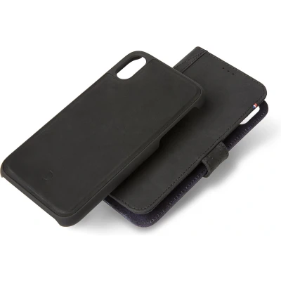 Afbeelding van Decoded Leather Detachable Wallet met uitneembare Back Cover voor iPhone Xs Max (6.5 inch) Zwart