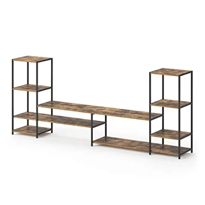 Afbeelding van Vicco TV meubel &quot;Fyrk&quot;, Eiken rustiek/Zwart, 226 x 93 cm