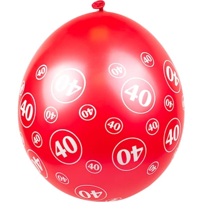 Afbeelding van 40 Jaar Getrouwd Ballonnen 6 stuks