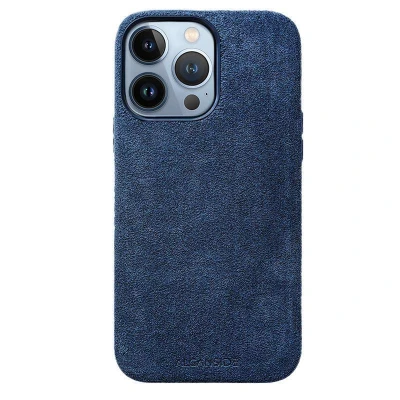 Afbeelding van iPhone 13 Pro Max Alcantara Case Ocean blue