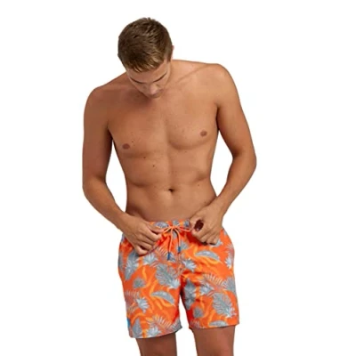Afbeelding van ARENA Men&#039;s Beach Boxer Allover Swim Trunks, Nespola grey Multi, XL, XL