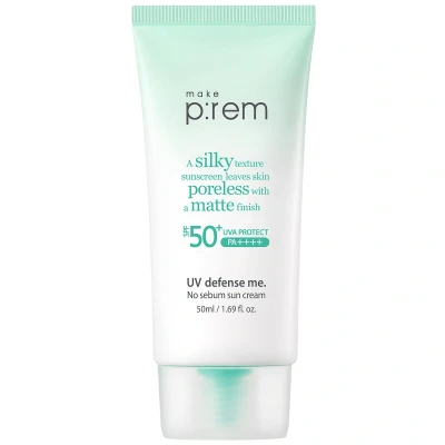 Afbeelding van Make Pr:em No Sebum Sun Cream (50 ml)