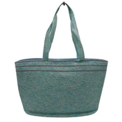 Afbeelding van Strandtas Shopper Weekendtas Groen Blauw