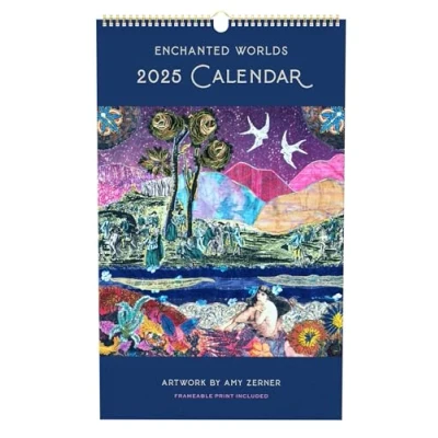 Afbeelding van 2025 Enchanted Worlds Poster Wall Calendar