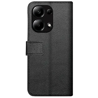 Afbeelding van Just in Case PU leer Book Zwart Xiaomi Redmi Note 13 Pro 5G