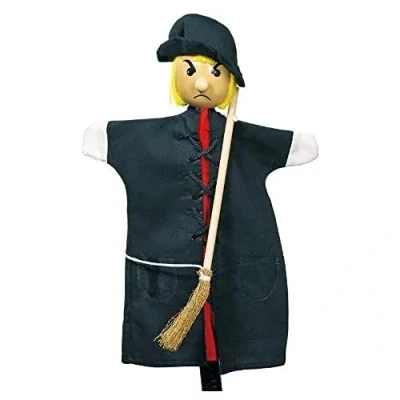 Afbeelding van Goki Handpop Heks 27cm