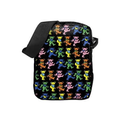 Afbeelding van Rocksax Grateful Dead Dancing Bears Crossbody tas Zwart
