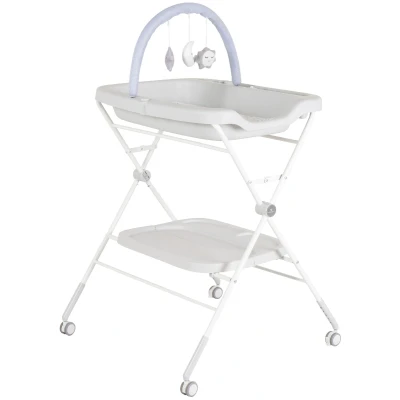 Afbeelding van Cangaroo Croco Grey Multifunctionele Luiertafel 112253