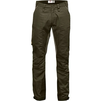 Afbeelding van Fjällräven Abisko Lite Wandelbroek voor heren, lange broek, 82890, donker olijf, 54 (EU)