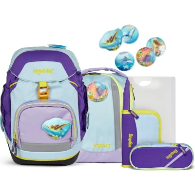 Afbeelding van Ergobag set Schooltas voor kinderen, Maat: One Size, Tauchbär