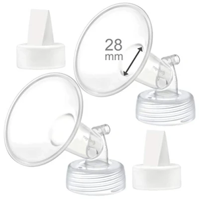 Afbeelding van Maymom Flens en eendensnavelventiel, compatibel met spectren S1 S2 9 Plus, niet originele spectra pompdelen (28 mm flens)