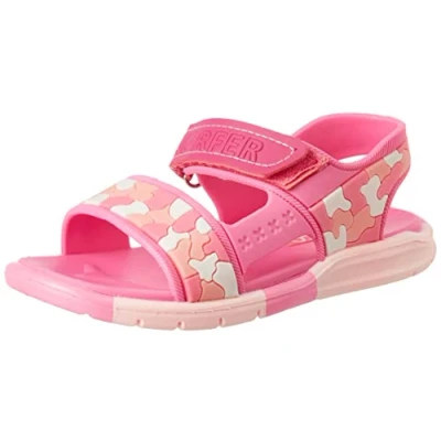 Afbeelding van Chicco, Strand En Zwembadsandaal Met Klittenband, Uniseks Kinderen Tieners, Fuchsia (1), 27 EU, Design in Italië