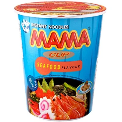 Afbeelding van MAMA Instant Cup Noedels Zeevruchten Multipack (16 X 70 GR)