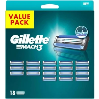 Afbeelding van Gillette Navulmesjes Mach3 6x18CT