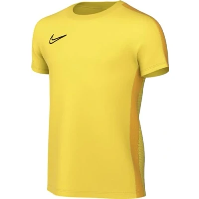 Afbeelding van Nike Uniseks Kind Short Sleeve Top Y Nk Df Acd23 Ss, Tour Yellow/University Goud/Zwart, DR1343 719, M