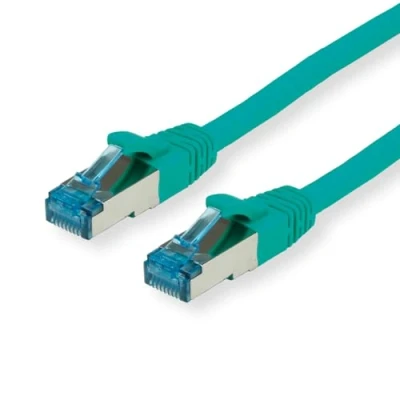 Afbeelding van VALUE Patchkabel Kat.6A (Class EA) S/FTP (PiMF), LSOH, groen, 0,15 m