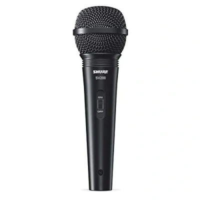 Afbeelding van Shure SV200 microfoon Zwart Karaokemicrofoon