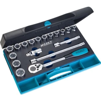 Afbeelding van Hazet 932/18 Dopsleutelset Metrisch 1/2 (12.5 mm) 18 delig